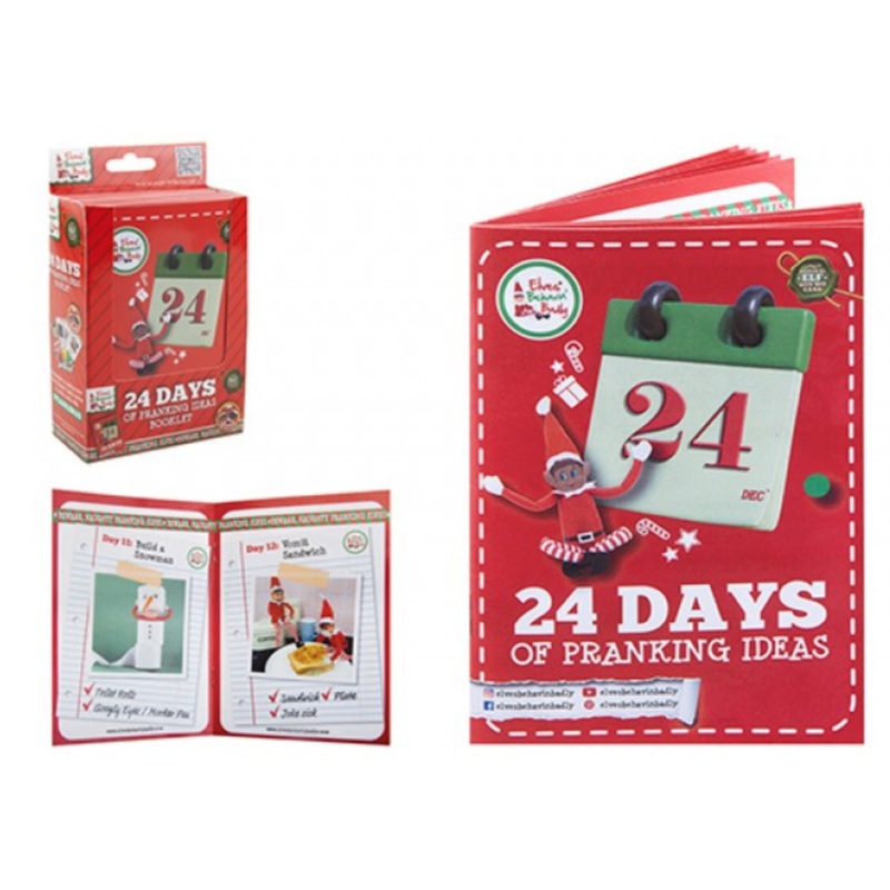 24 Days of Pranking  Elf Ideas Book for Hilarious Holiday Fun