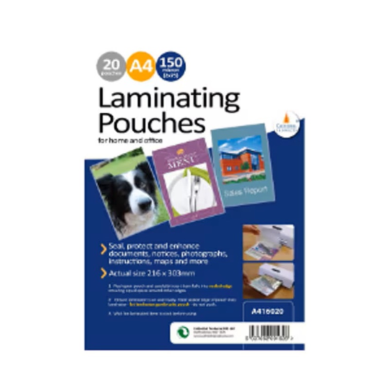 A4 20 Laminating Pouches
