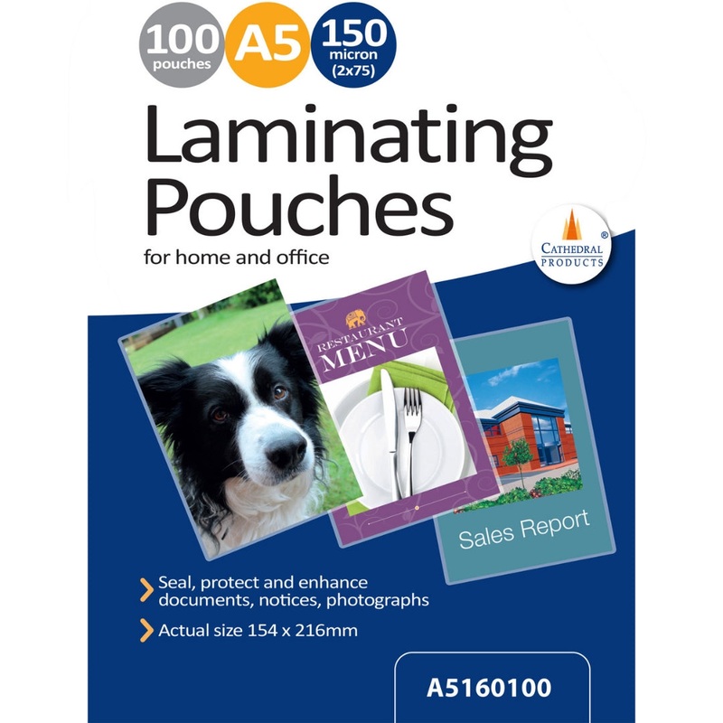 A5 Laminating Pouches  150 Micron