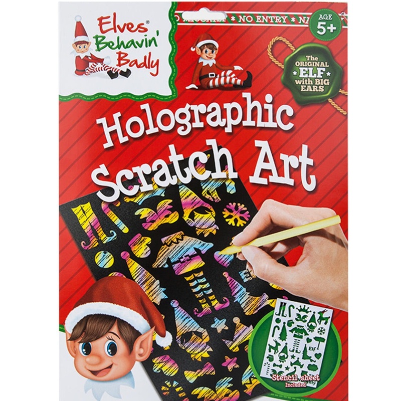 Elf Holographic Scratch Art