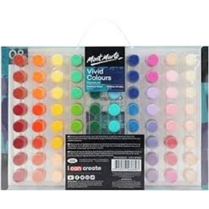 MM 80-Piece Vivid Acrylic Paint Set