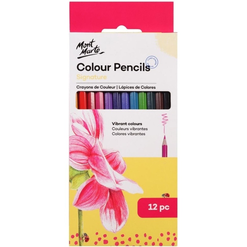 MM COLOUR PENCILS 12PC - ESSENTIAL