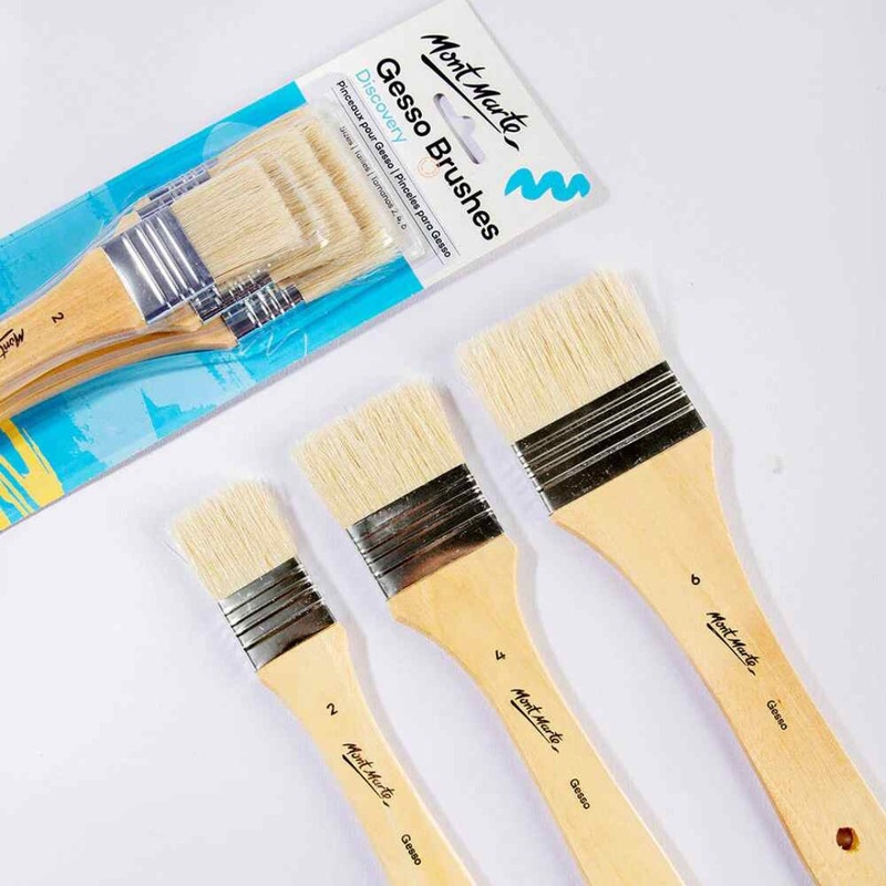 MM GESSO BRUSHES SIZES 2/4/6