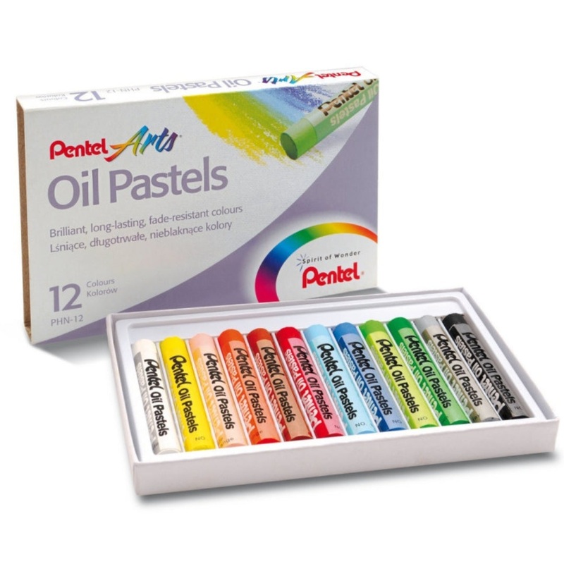 Pentel Oil Pastels  Box of 12
