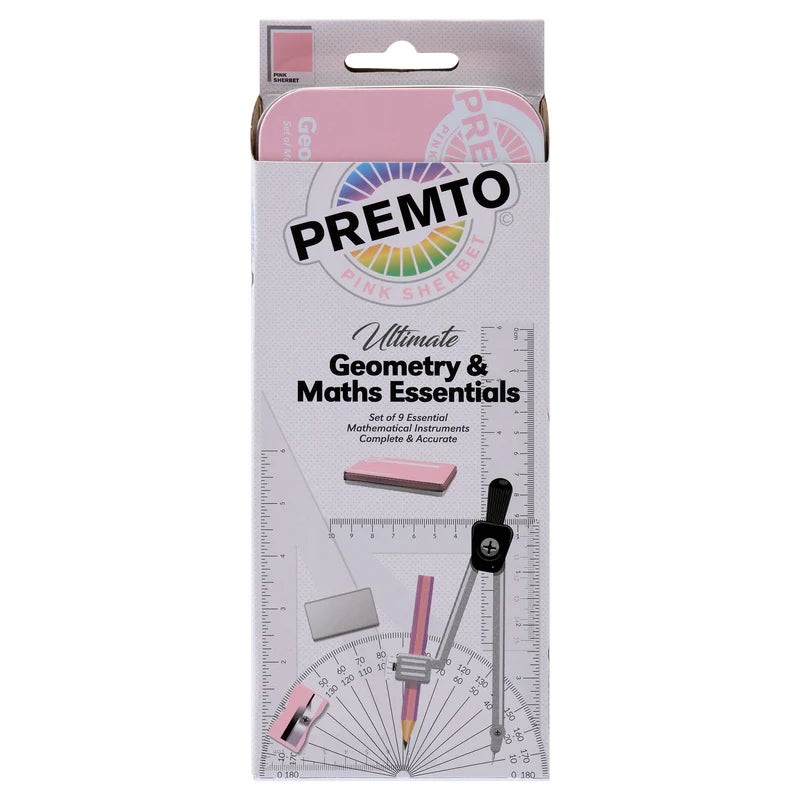 PREMTO Pastel 9-Piece Maths Set