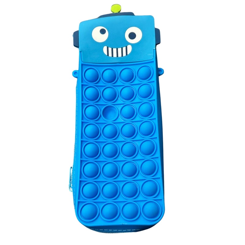 Robot Pop It Fidget Pencil Case