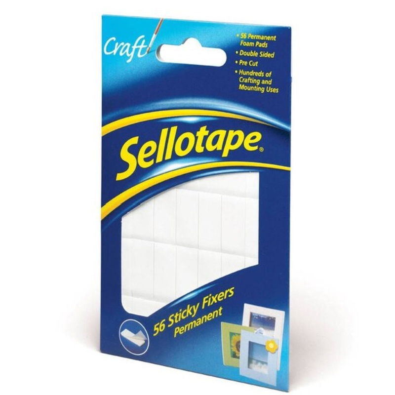 Sellotape Sticky Fixers 56 Pack