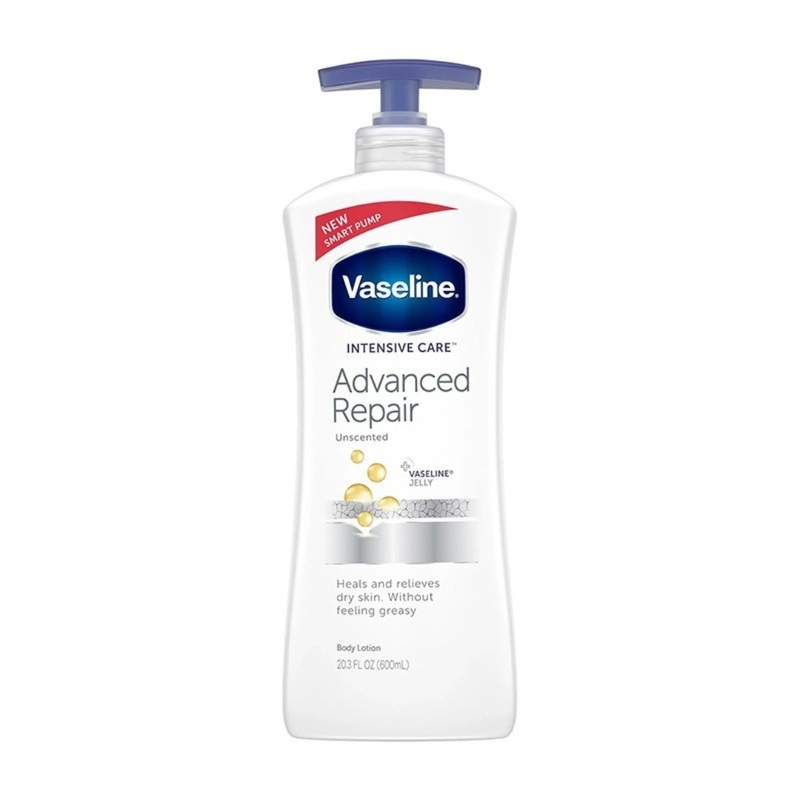 Vaseline Advanced Repair Body Lotion with Pump  600ml