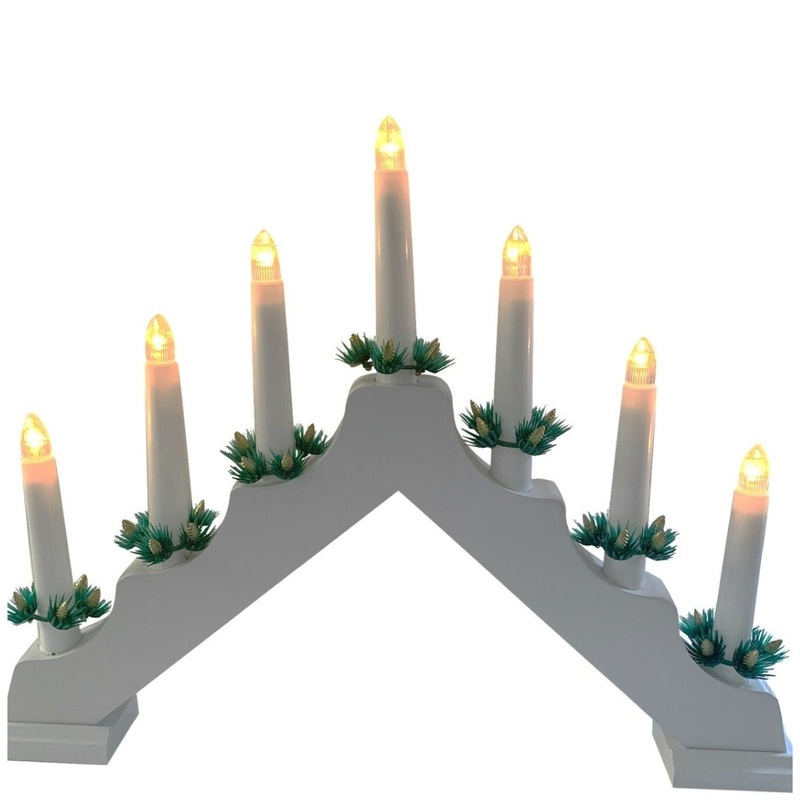 White Wooden Bridge Candle