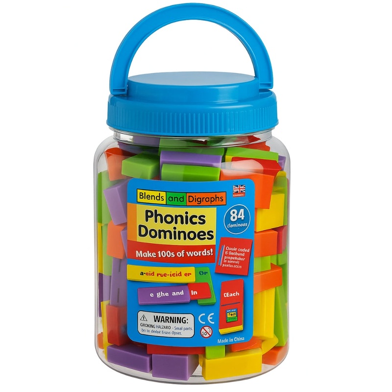 84pc Phonics Dominoes Tub