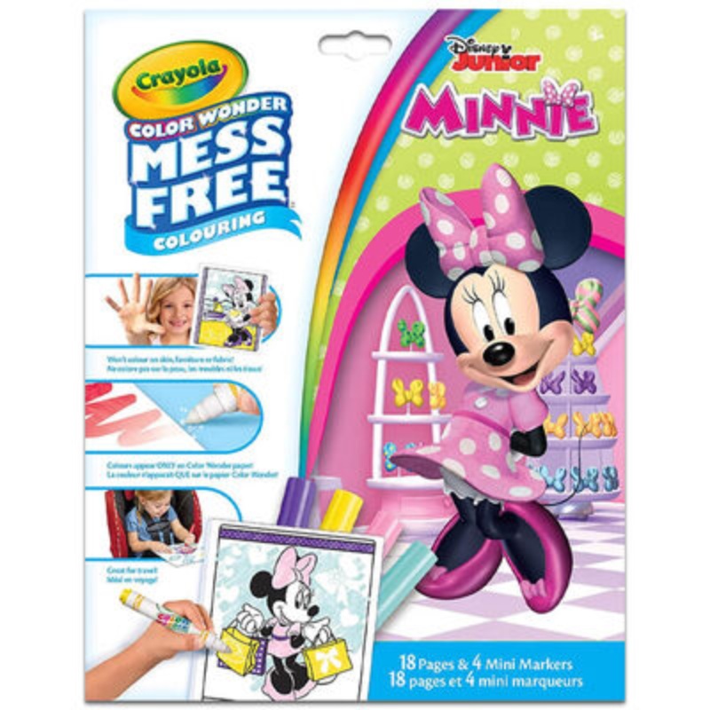 Crayola Colour Wonder Minnie Fold  Mess-Free Drawing Fun