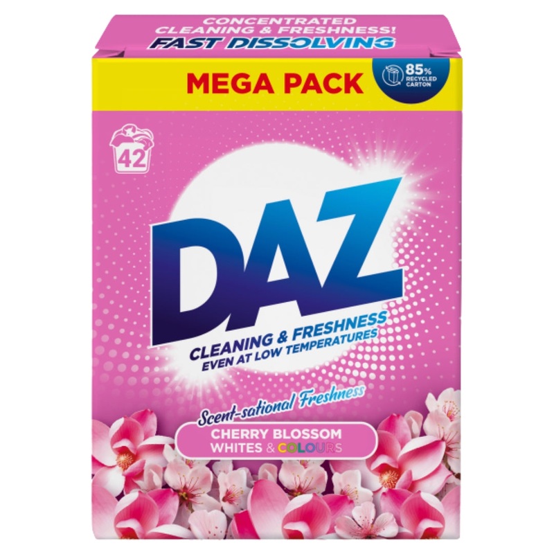 Daz Cherry Blossom Washing Powder  2.1kg (42 Washes)