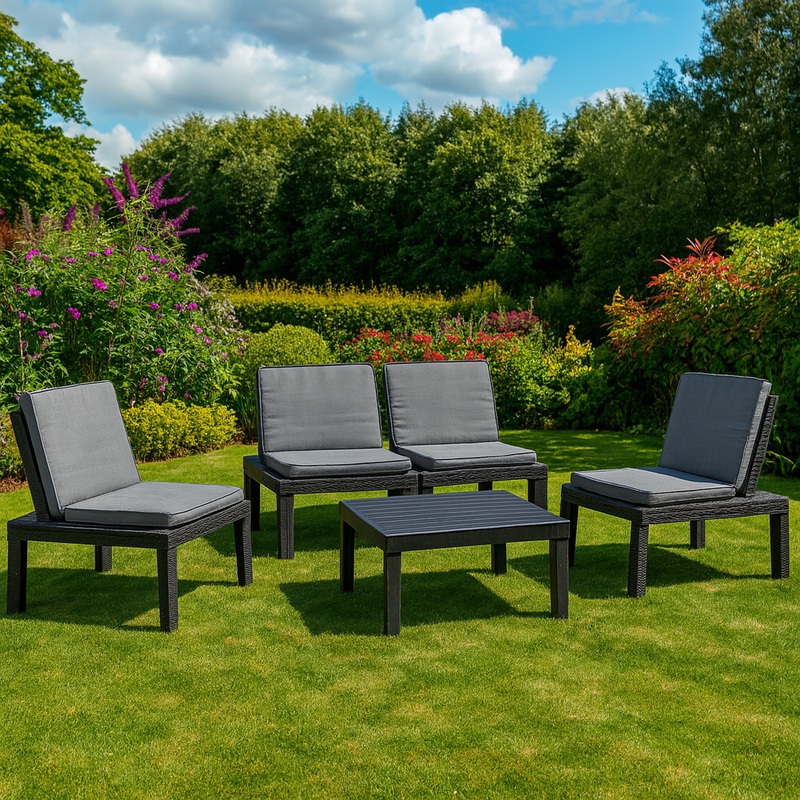 GREY MOLOK 5PC GARDEN SET