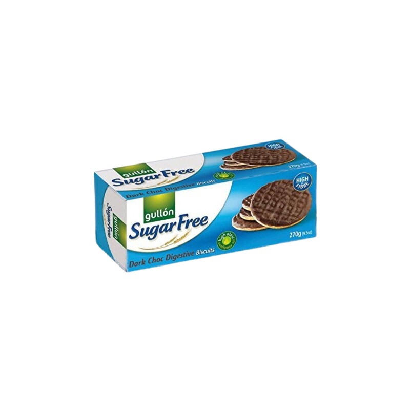 Gulln Sugar-Free Chocolate Digestive Biscuits  270g
