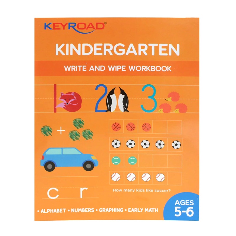 Kindergarten Write and Wipe Workbook