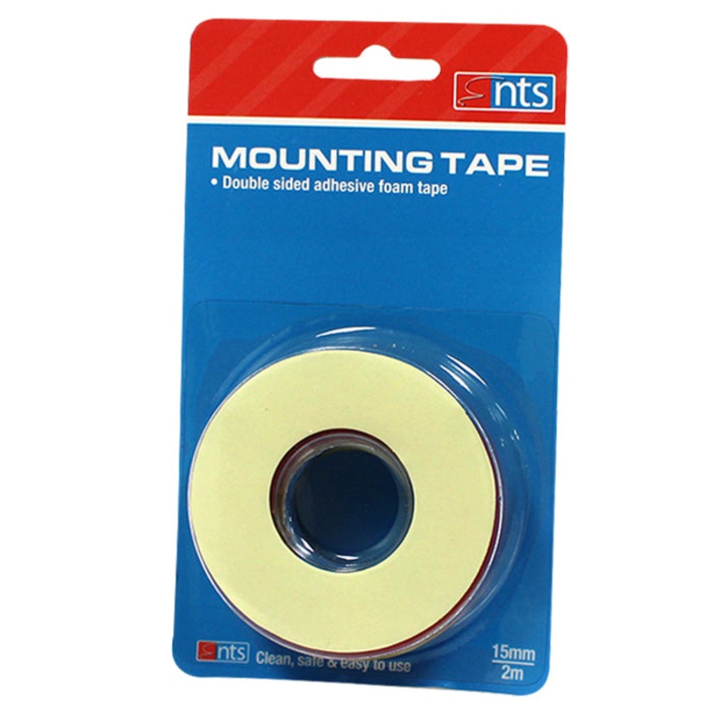NTS 15MM X 2M MOUNTING TAPE CLEAR-2