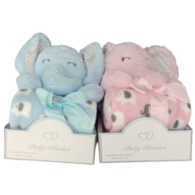 Plush Toy with Blanket