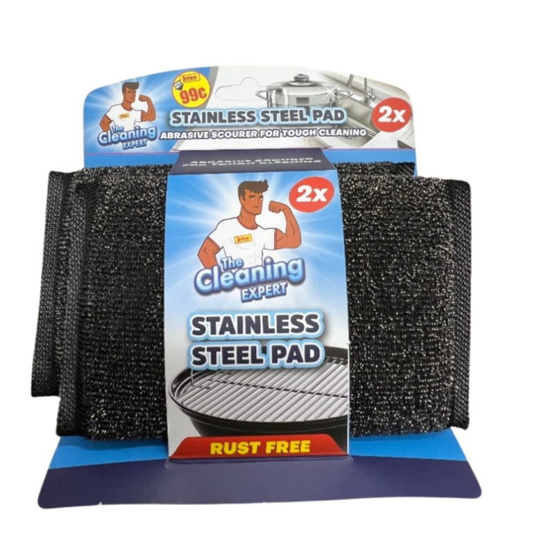 2-Pack Stainless Steel Pads
