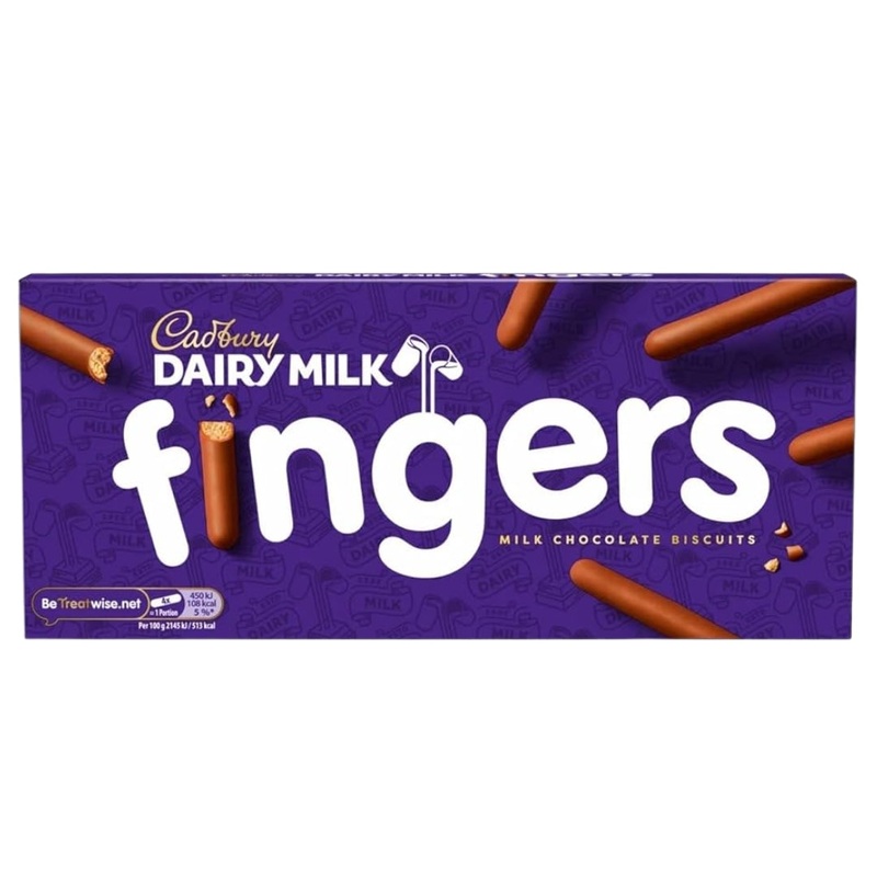 Cadbury Milk Chocolate Fingers  114g
