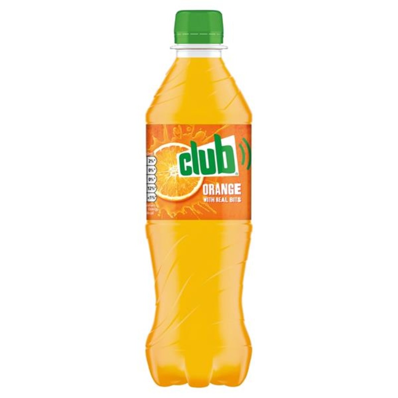 Club Orange 500ml  Refreshing, Bold Orange Flavor