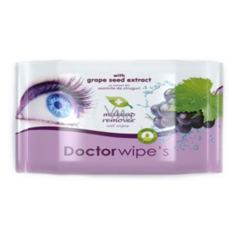Doctor Wipes Makeup Remover Wipes  20 Pack