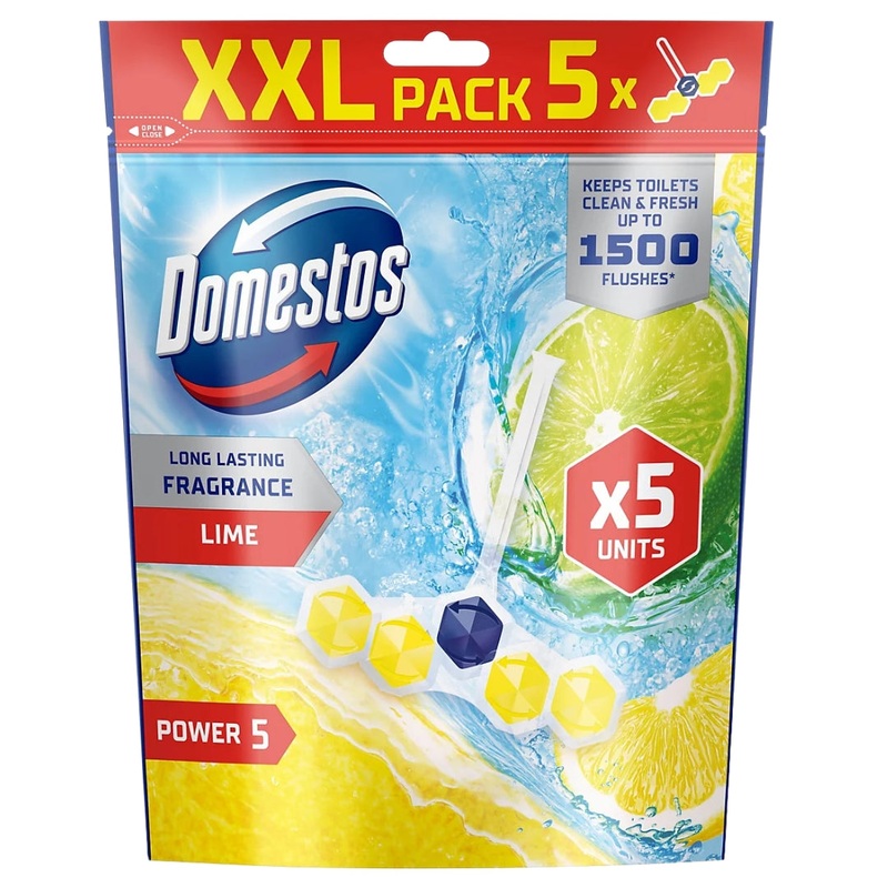 Domestos Toilet Rim Blocks -  Lemon
