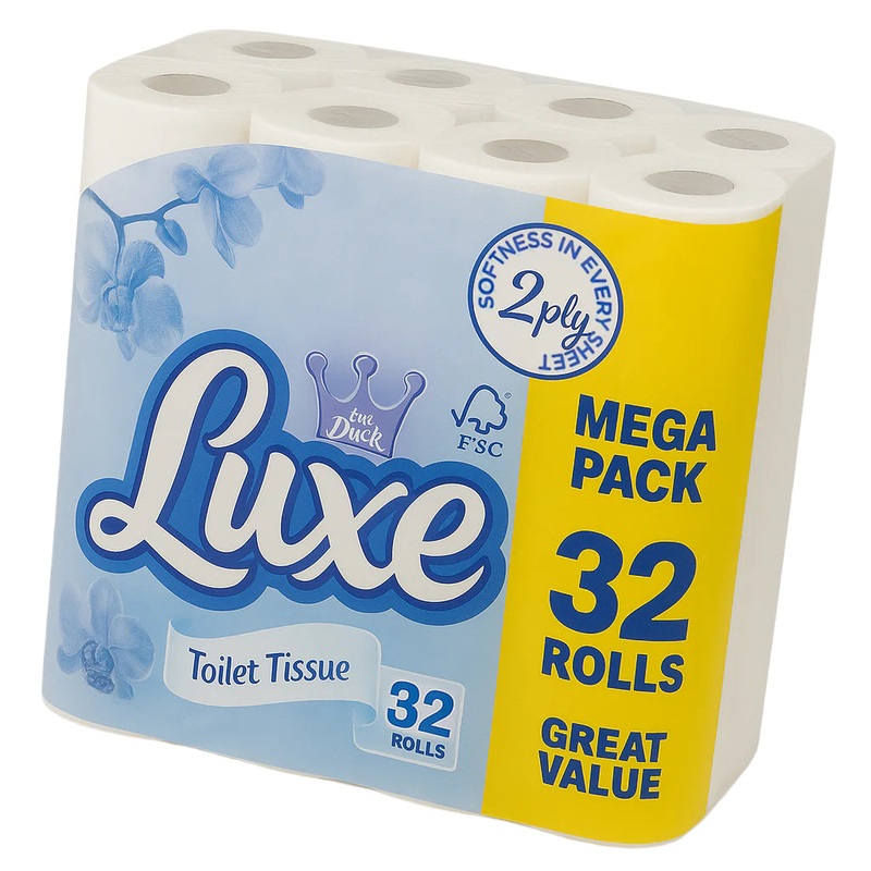 Luxe Toilet Paper 32 Pack