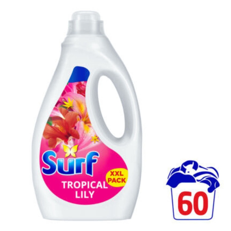 Surf Tropical Lily Liquid Laundry Detergent 1.62L