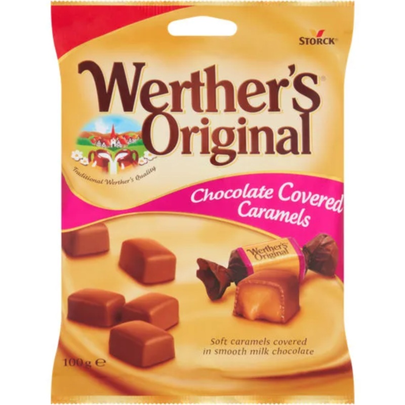 Werthers Chocolate Covered Caramel 100g