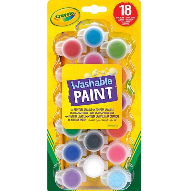 18 Washable Poster Paints