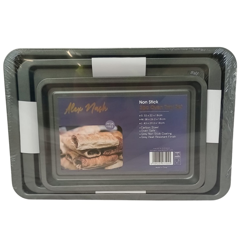 3PC Oven Tray Set