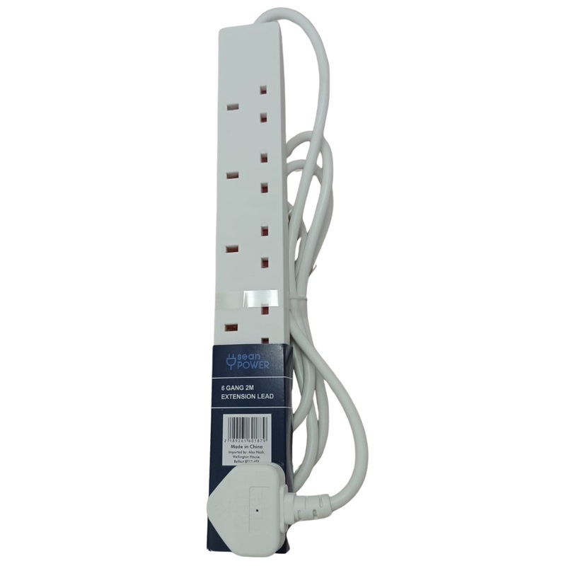 6 Gang 2M Extension Lead