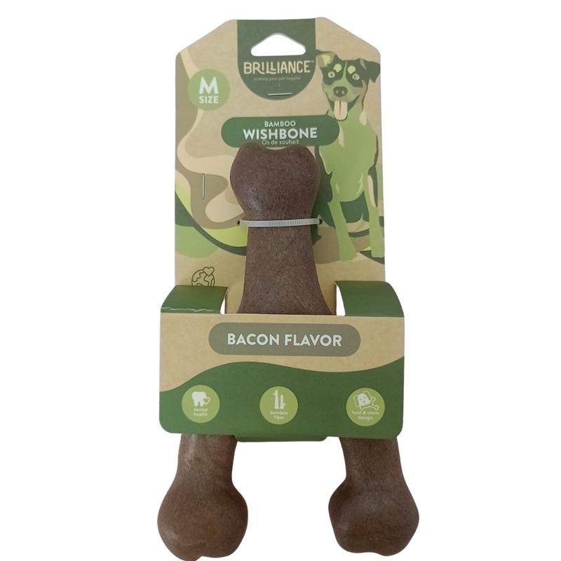 Brilliance Bamboo Wishbone Bacon Flavor