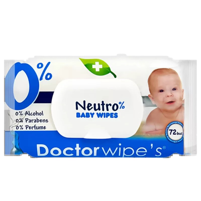 Doctor Wipes Water Wipes  72 Pack