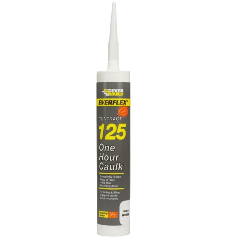 Everbuild Caulk White  300ml