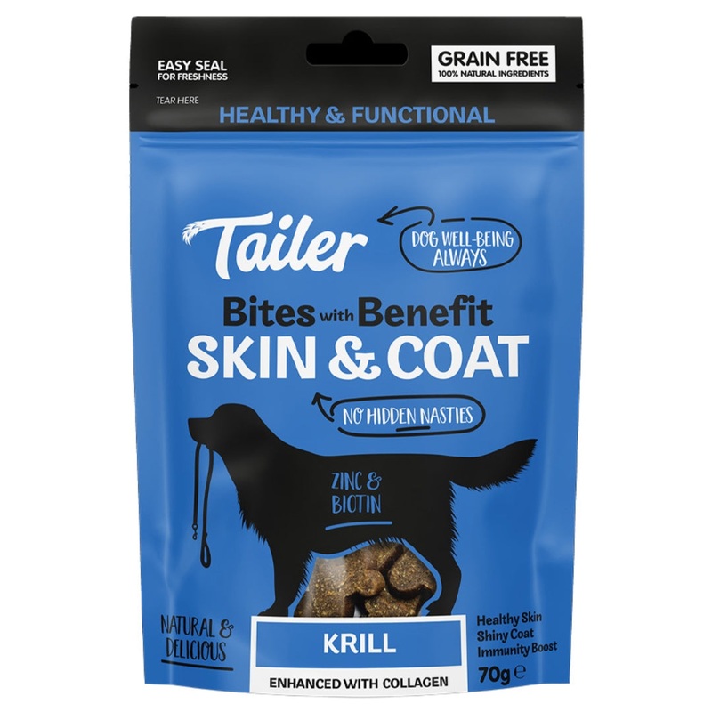 Tailer Bites Skin & Coat  Krill (70g)