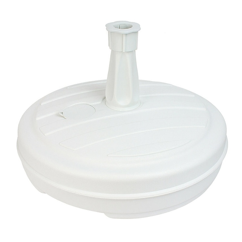 White Plastic Parasol Base