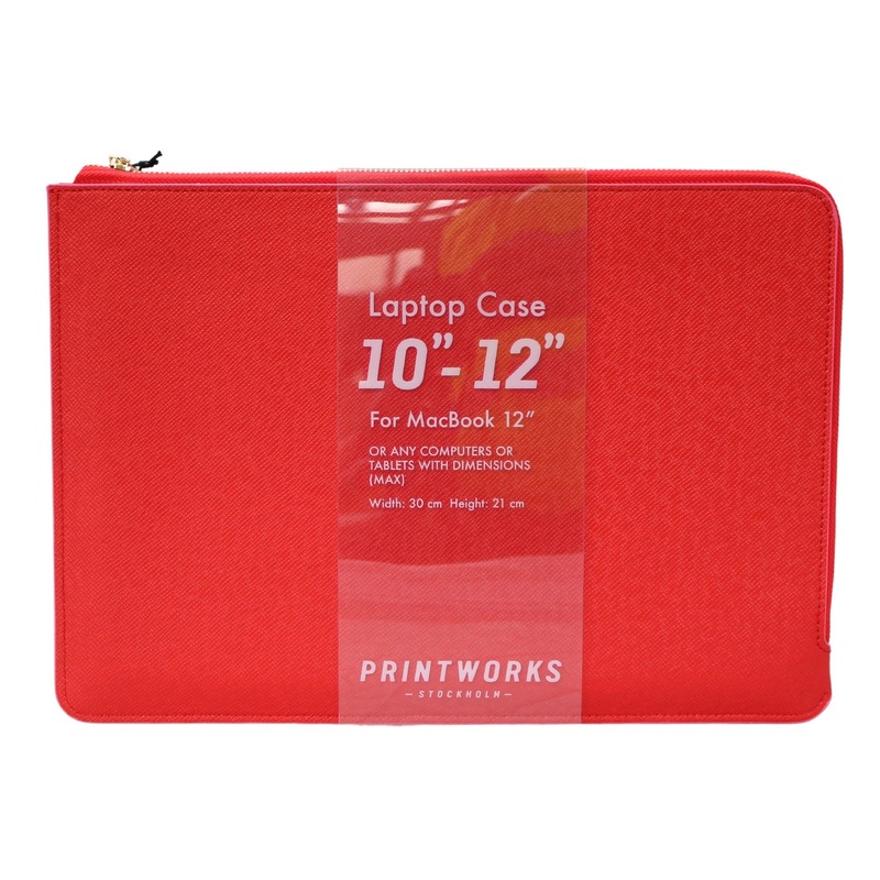 1012" Red/Cerise Laptop Case