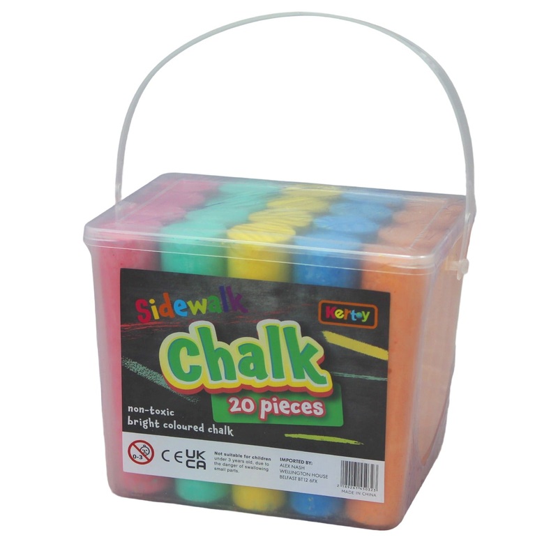 20-Piece Sidewalk Chalk Set