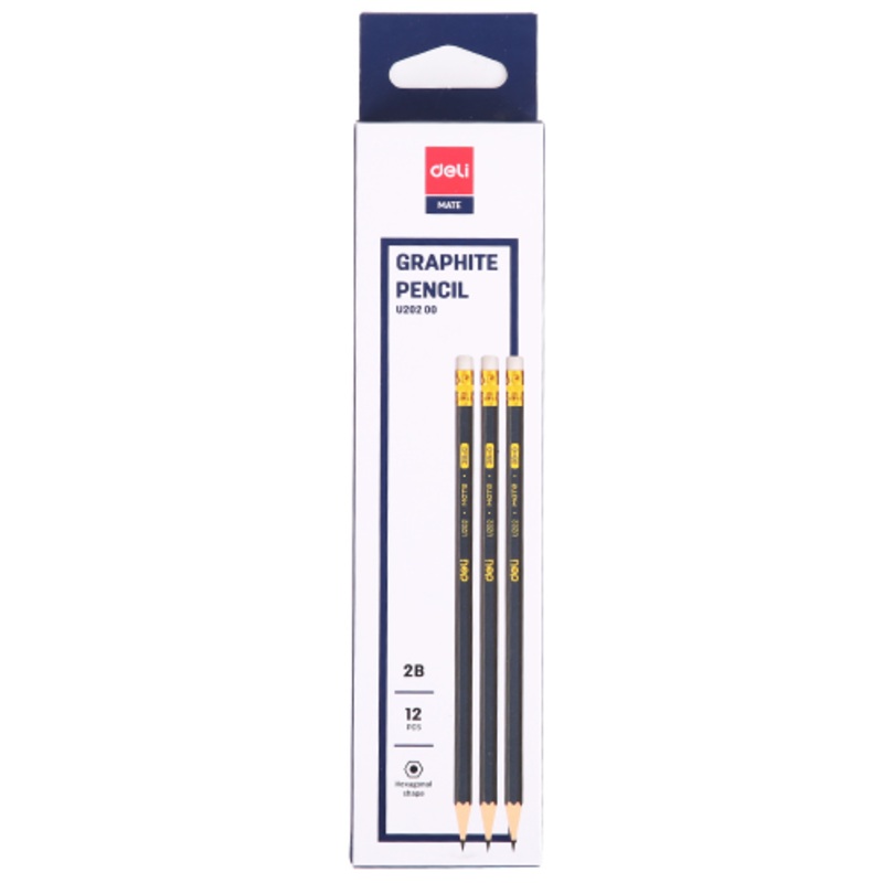 2B Graphite Pencils by Deli
