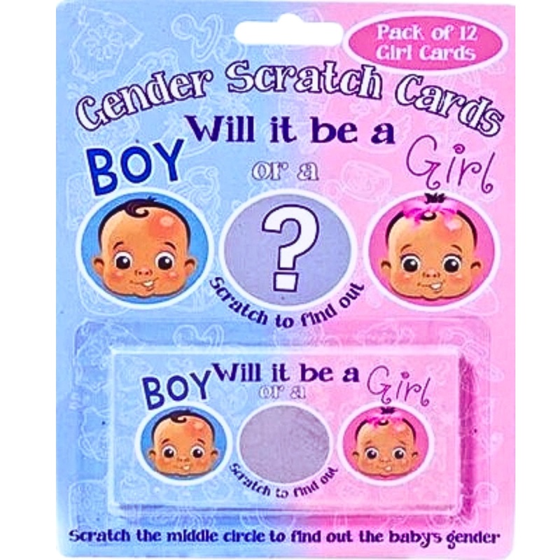 Baby Shower Scratch Cards