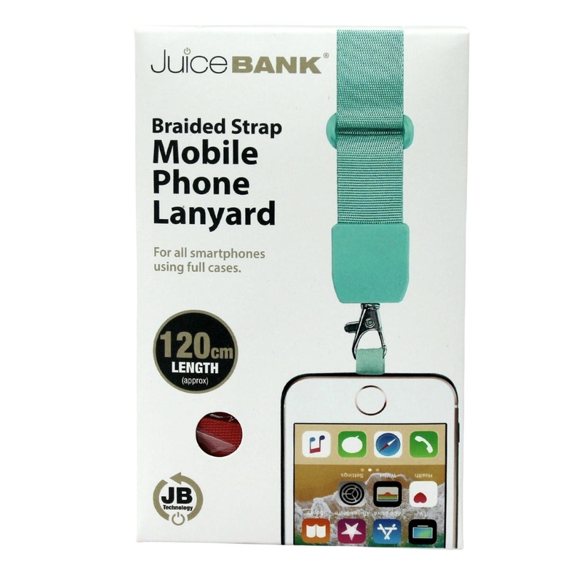 Deluxe Flat Braided Phone Lanyard