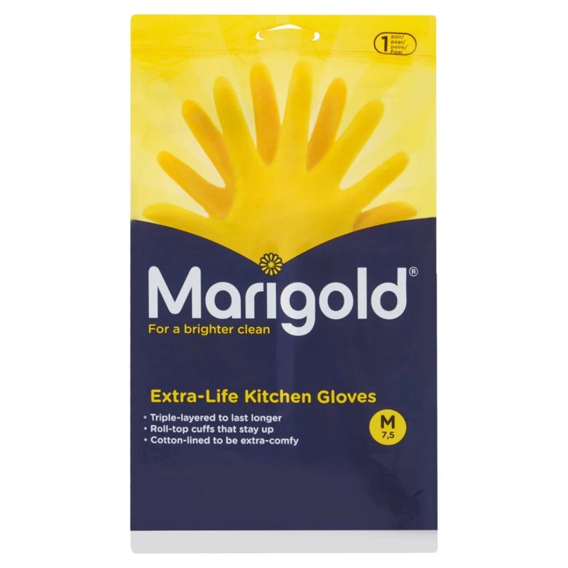 Marigold Kitchen Gloves Medium  Premium Protection