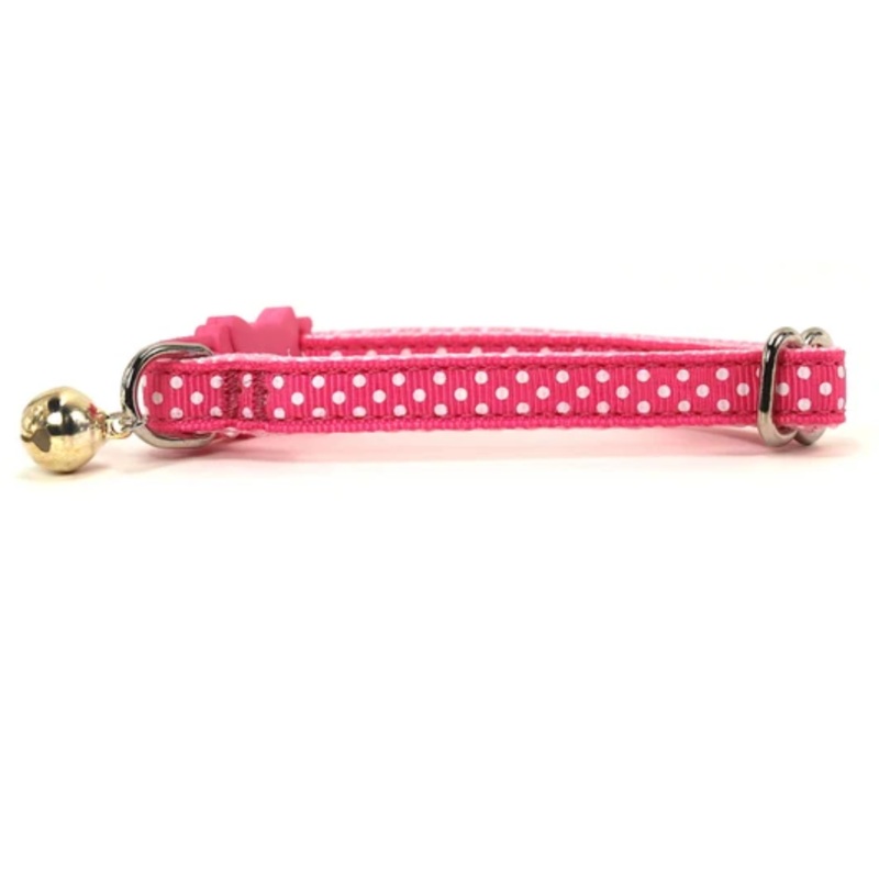 Pink Dots Cat Collar