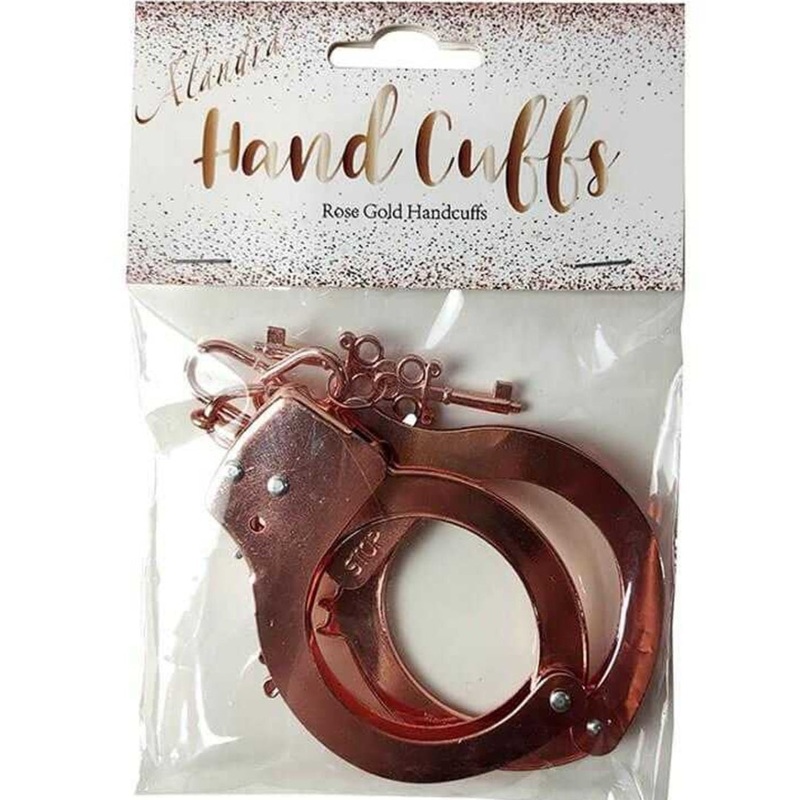 Rose Gold Zinc Metal Handcuffs