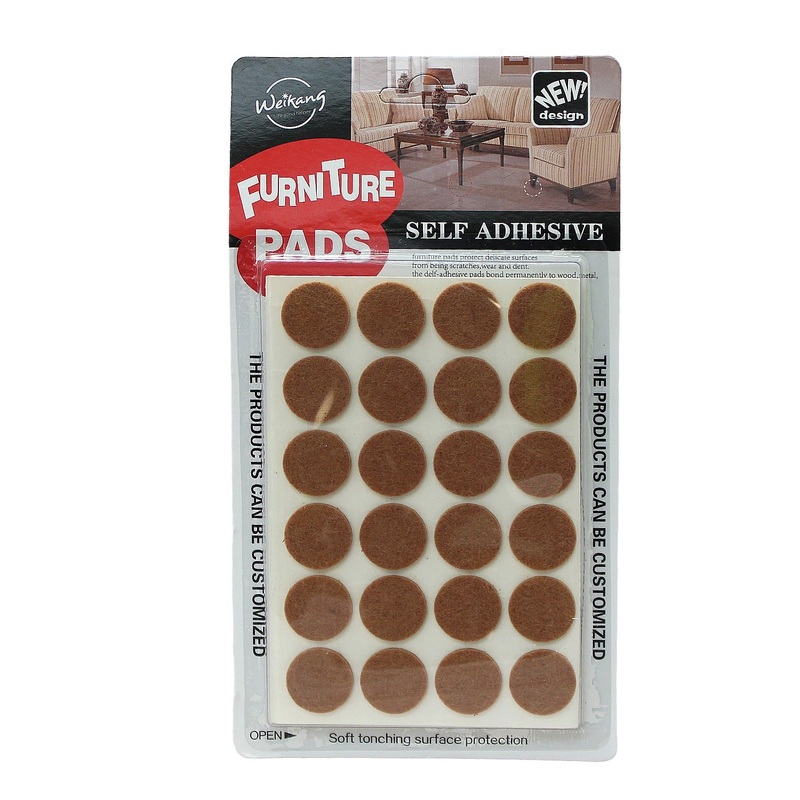 Self-Adhesive Furniture Pads  3 Assorted Sizes