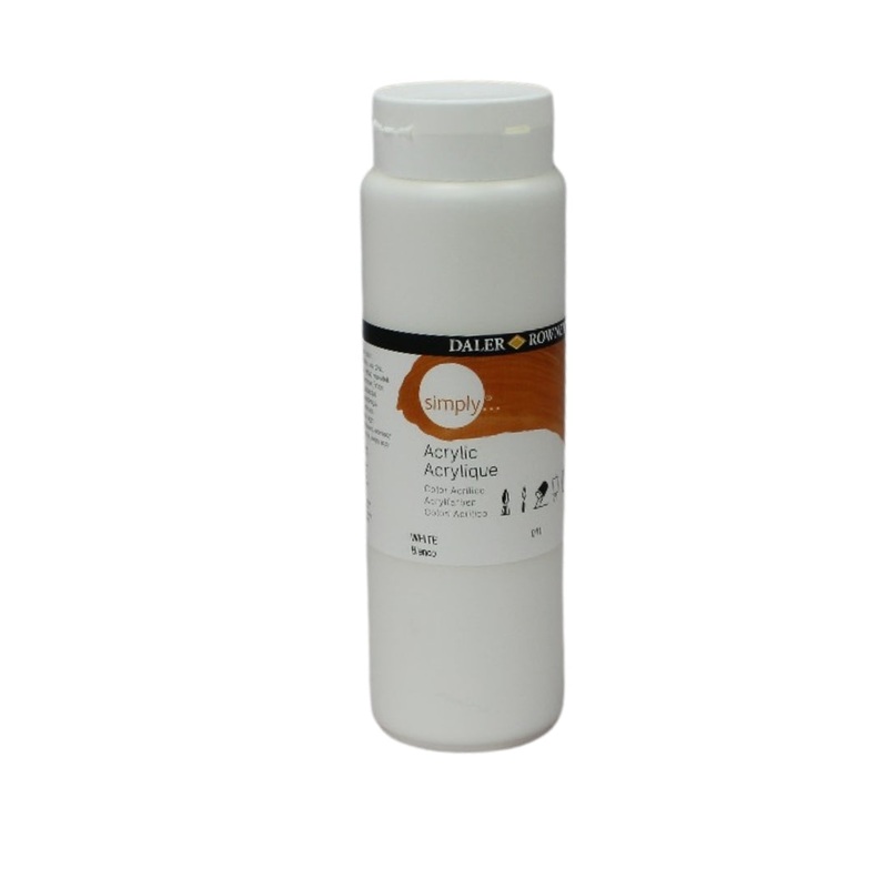 Simply White Acrylic Paint  500ml