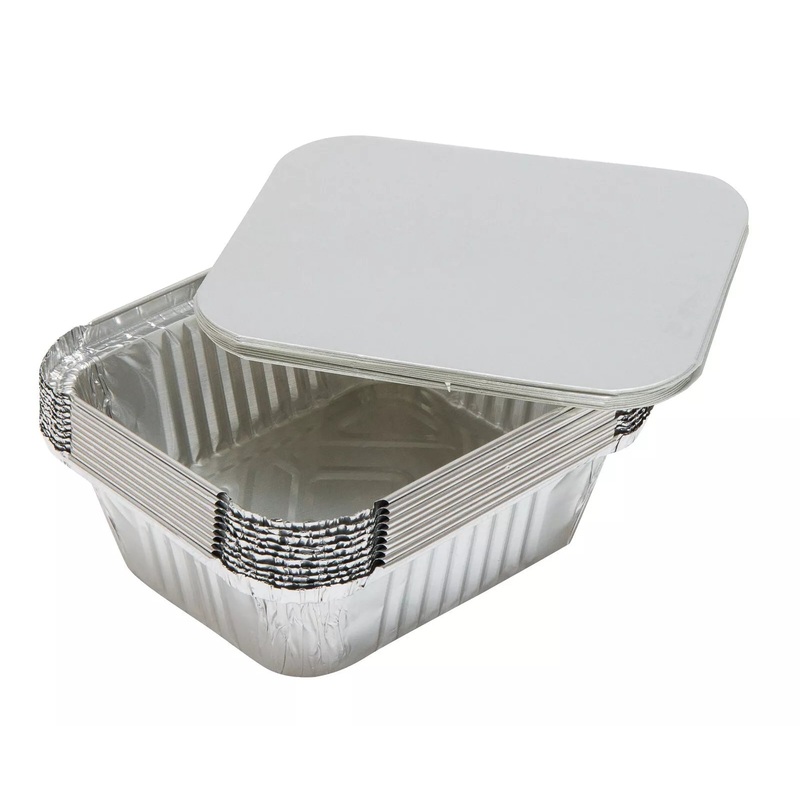 Small Foil Containers with Lids Pack Of 12