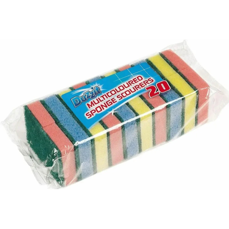 Sponge Scourers - 20 Pack