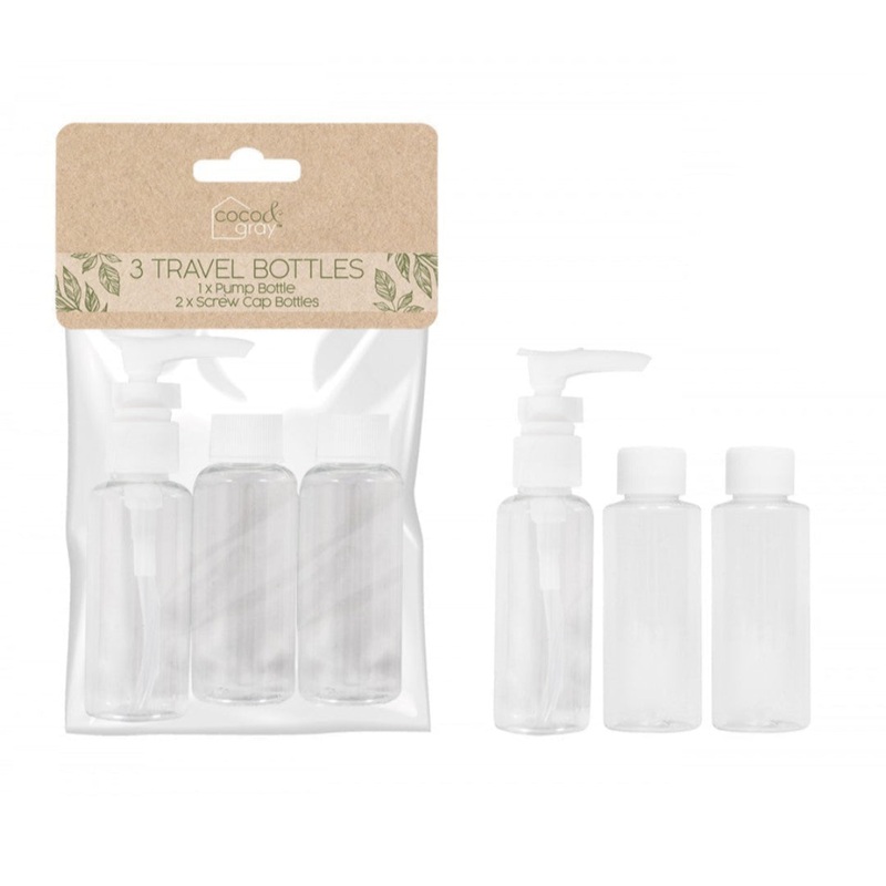 Travel Bottles 3-Pack